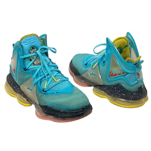 GUC Nike Lebron  XIX  Size 11.5 Polarized Blue/Crimson Bliss DC9338-400‎ - Picture 1 of 9